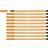 Stabilo Premium FeltTip Pen 68 Orange 10-pack