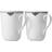 Royal Copenhagen Sort Riflet Blonde Krus 36cl 2stk
