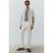 H&M Herr Linmix Byxa Regular Fit - Vit