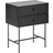 Beliani 2 Drawer Black Coventry Bedside Table 32x48cm