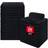 HOMEXCEL Soft Salon Towels 24 Pack 16 x 27 Inches Guest Towel Black (68.6x40.6cm)