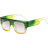 Hpirme Rivet Polarized Suneyeglass Green/Transparent
