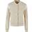Urban Classics Women's Inset College Sweat Jacket - Soft Sea Grass/White