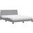 vidaXL Bett Mit Matratze Hellgrau 160x200 cm Stoff Betten-Sets