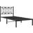 vidaXL Metal Bed Frame 90 x 200 cm Black