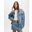Cotton On Original Denim Jacket - Mid Blue