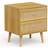 VonHaus Boho Look Brown Bedside Table 40x48cm