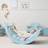 Tutti Bambini Scala Montessori Pikler Rocking Frame Cushion Boucle Ocean Stone