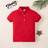 Shein Classic Short Sleeve Polo Shirt - Red