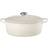 Le Creuset Meringue Signature Oval med lock 6.3 L