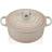 Le Creuset Meringue Signature Round med låg 24cm