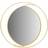 Alexandra House Living MDF Wood Gold Väggspegel 91cm