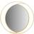 Alexandra House Living MDF Wood Gold Wall Mirror 91cm