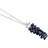 Pearls for Girls Cluster Necklace - Silver/Blue