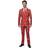 OppoSuits Christmas Trees Stars Rødt Jakkesæt