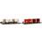 Home ESPRIT Christmas Set White/Red Värmeljuslykta 13.5cm 5st