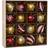 Home ESPRIT Christmas Baubles Red/Golden Julgranspynt 25cm 16st