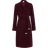 Phase Eight Nicci Belted Wool Coat - Burgundy