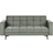 Beliani Tufted Green Sofa 184cm 3 Seater