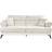 Beliani Modern White Soffa 214cm 3-sits