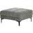 Beliani Tufted Rectangular Dark Green Fotpall 41cm