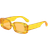 Mutyne Personality Sunglasses Square Glass Yellow