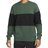 Nike Club Men's French Terry Colour-Blocked Crew - Fir/Black