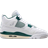 Nike Air Jordan 4 Retro GS - White/White/Neutral Grey/Oxidized Green