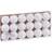 BigBuy Home Set of Plastic Balls White Julgranspynt 18st