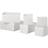 IKEA Skubb White Storage Box 6pcs