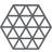 Zone Denmark Cool Grey Triangle Trivet 23cm