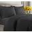 CGK Unlimited Extra Soft King Size Set 104" x 90" Duvet Cover Black (264.2x228.6cm)