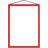 Moebe Frame Red Stained A4 Ramme