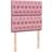 vidaXL Ramsäng Med Madrass Rosa 90x200 cm Kontinentalsäng