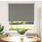 vidaXL Roller Blind Blackout Grey 100x130 cm
