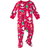 The Children's Place Baby Matching Family Christmas Microfleece Footed One Piece Pajamas - Red