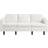 Yaheetech U004834801 Ivory Sofa 188.5cm 3 Seater