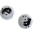 Ying Yang Kawaii Cat & Bunny Pins/Knappar