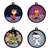 Hallmark Peanuts Multicolour Christmas Tree Ornament 4.3cm 4pcs