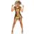 Boland Adult Skirt Queen Gold Costume