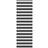 vidaXL Zebragardin Sort 70x200 cm Polyester