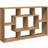 vidaXL Artisan Oak 85 x 16 x 52.5 cm Wall Shelf