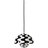 &Tradition Flowerpot VP1 Black/White Pendant Lamp ∅ 23cm