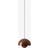 &Tradition Flowerpot VP1 Red Brown Pendellampa ∅ 23cm
