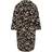 Yours Curve Leopard Print Shawl Collar Dressing Gown - Black