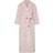 Yours Curve Zebra Shawl Collar Maxi Dressing Gown - Pink