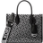 Michael Kors Mirella Small Metallic Logo Jacquard Crossbody Bag - Black/Silver