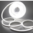 Clip-On Neon Flex White Ljuslist