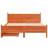 vidaXL Solid Wood Sengeramme 125x199cm