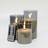 Block Set Grey LED-lys 15cm 3stk